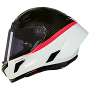 Nolan X-804 RS Kask Ultra Karbon Beyaz/Kırmızı D.O.C 346 