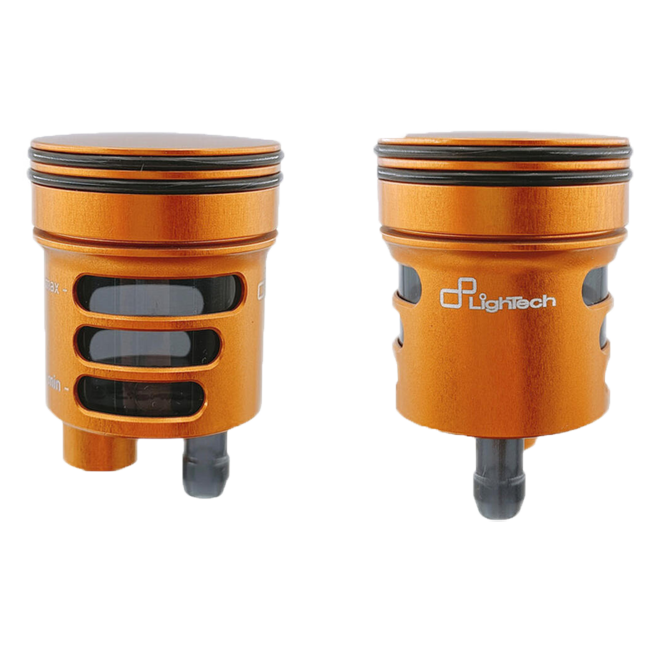 LighTech Fren ve Debriyaj Yağ Haznesi 16 cm³ – CNC Alüminyum, renkli | Motosikletler için Evrensel Hazne 