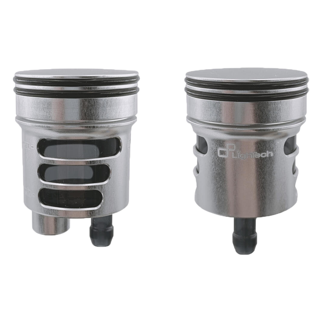 LighTech Fren ve Debriyaj Yağ Haznesi 16 cm³ – CNC Alüminyum, renkli | Motosikletler için Evrensel Hazne 