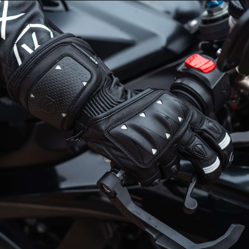 Knox Oulton MK2 Spor Deri Eldivenler | Erkek | Siyah/Beyaz | 1011352160050 