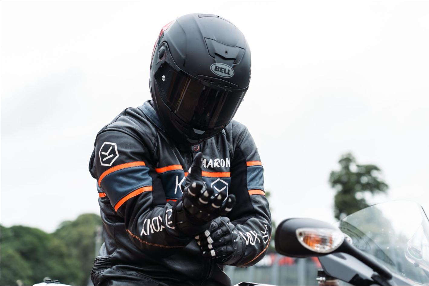 Knox Oulton MK2 Spor Deri Eldivenler | Erkek | Siyah/Beyaz | 1011352160050 