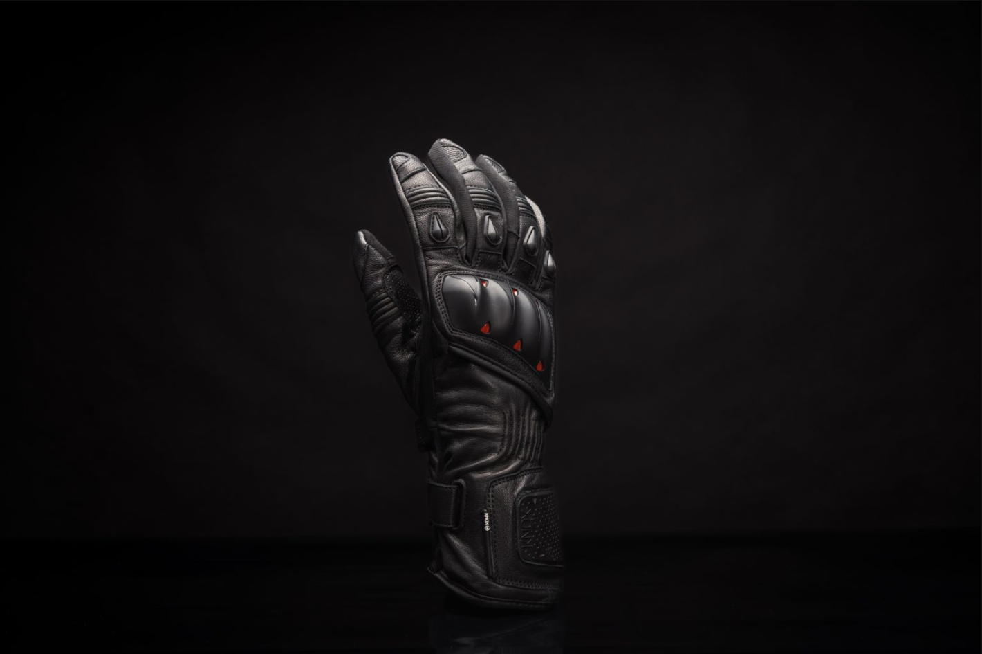 Knox Oulton MK2 Sport deri eldivenler | Erkek | Siyah/Kırmızı | 1011352110030 