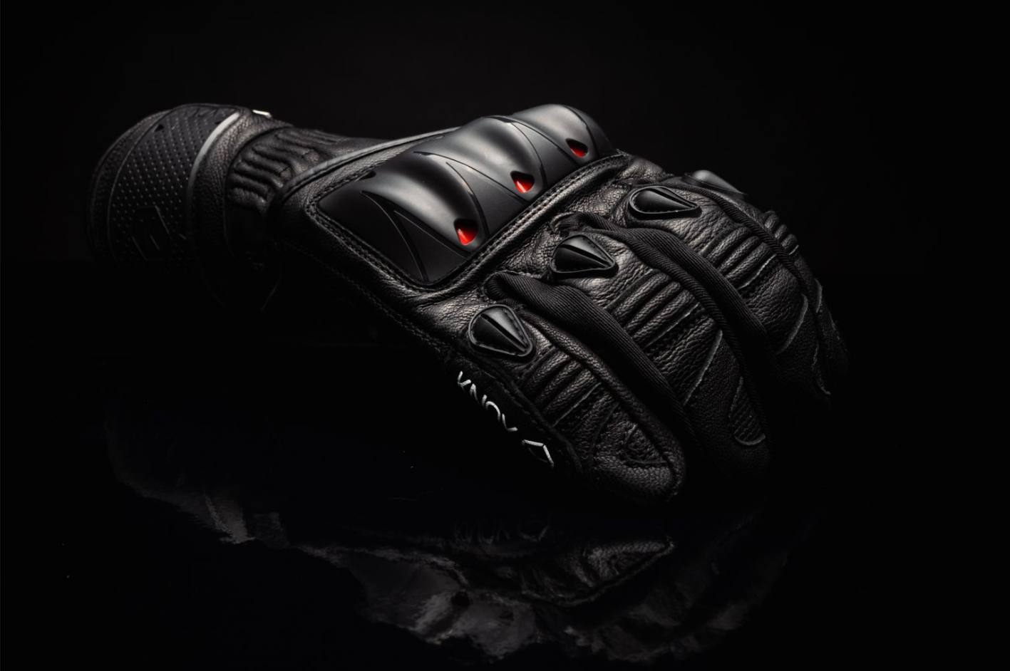 Knox Oulton MK2 Sport deri eldivenler | Erkek | Siyah/Kırmızı | 1011352110030 