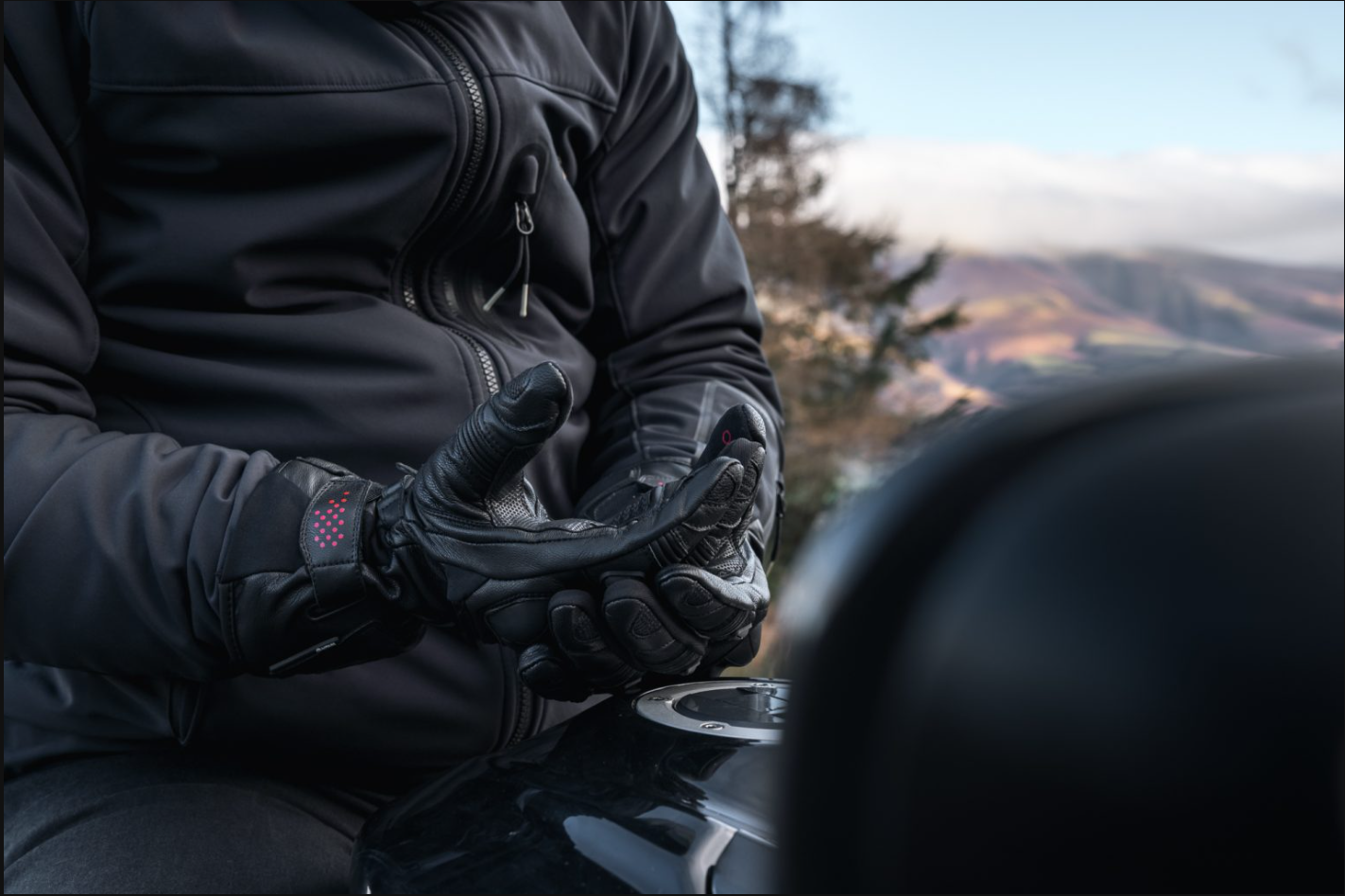 Knox Oulton MK2 Sport deri eldivenler | Erkek | Siyah/Kırmızı | 1011352110030 