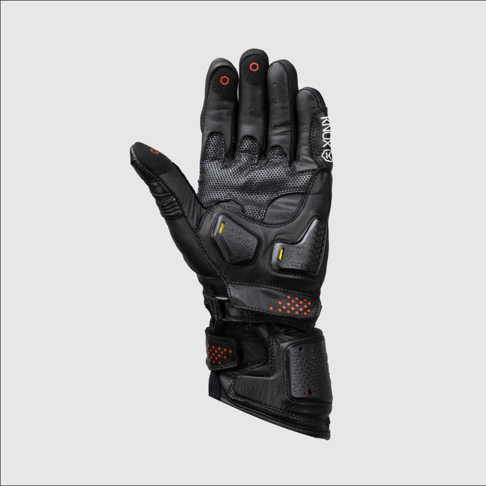 Knox Oulton MK2 Sport deri eldivenler | Erkek | Siyah/Kırmızı | 1011352110030 