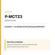 Akrapovic Dämpferschelle P-MCTZ3 — Platzhalter, kein Herstellerfoto verfügbar