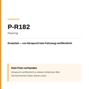 Akrapovic Passring P-R182 — Platzhalter, kein Herstellerfoto verfügbar
