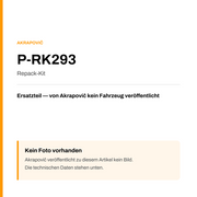 Akrapovic Repack-Kit P-RK293 — Platzhalter, kein Herstellerfoto verfügbar