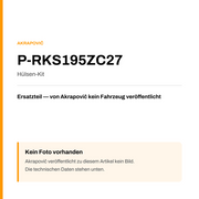 Akrapovic Hülsen-Kit P-RKS195ZC27 — Platzhalter, kein Herstellerfoto verfügbar