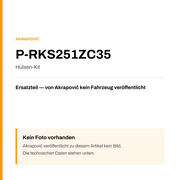 Akrapovic Hülsen-Kit P-RKS251ZC35 — Platzhalter, kein Herstellerfoto verfügbar