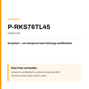 Akrapovic Hülsen-Kit P-RKS76TL45 — Platzhalter, kein Herstellerfoto verfügbar