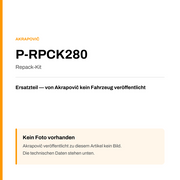 Akrapovic Repack-Kit P-RPCK280 — Platzhalter, kein Herstellerfoto verfügbar