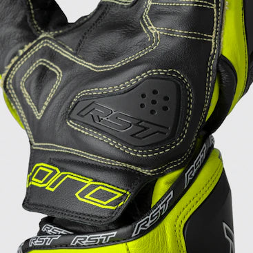 RST Pro Series GP D3O motosiklet deri eldivenleri | Erkek | Siyah | 103715 
