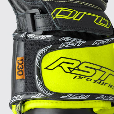 RST Pro Series GP D3O motosiklet deri eldivenleri | Erkek | Siyah | 103715 