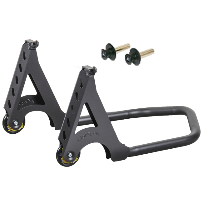 LighTech ayarlanabilir tekerlek yuvaları ile çelik arka tekerlek standı RSF21R 