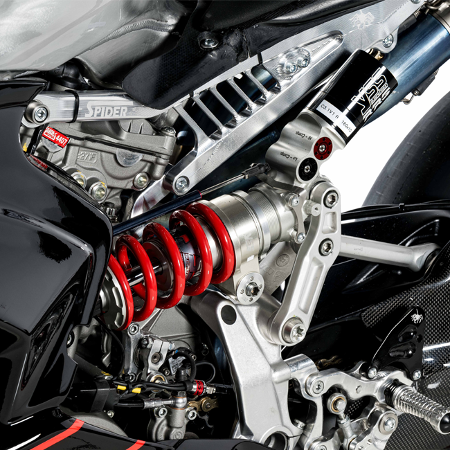 Alüminyum Arka Şasi WorldSSP Spider Racing Ducati Panigale V2 955 (20-24) 