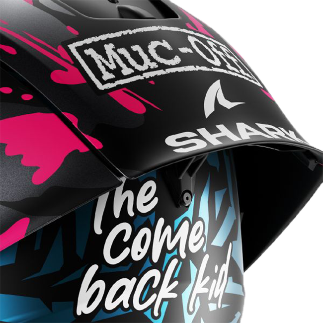 Shark Aeron GP Kask FIM 1 Yarış Scott Redding Replika 2025 