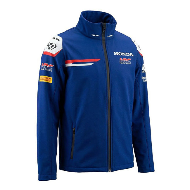 Honda HRC Racing Team Zip Sweat-Jacke Blau Replica 2026 erkek IXON 