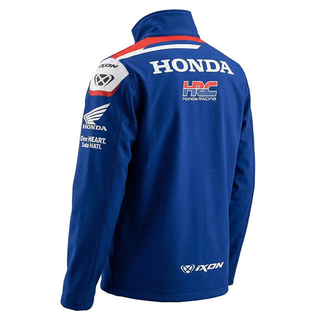 Honda HRC Racing Team Zip Sweat-Jacke Blau Replica 2026 erkek IXON 