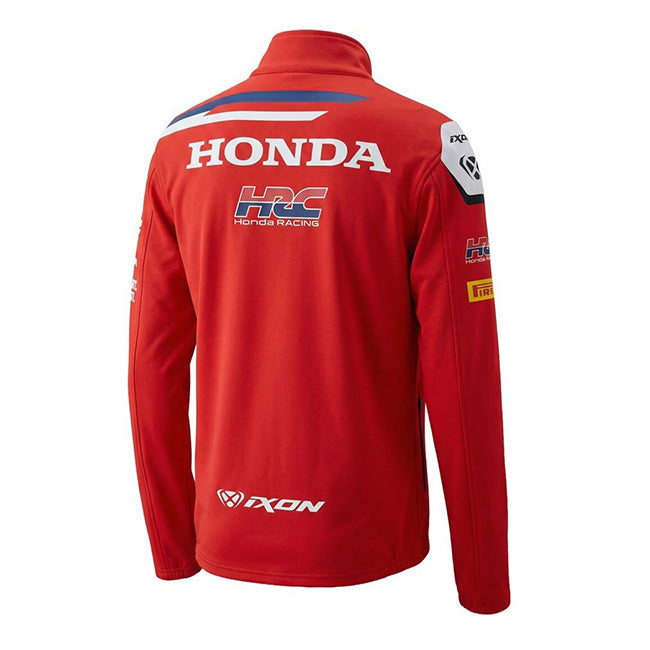 Honda HRC Racing Team Zip Sweat-Jacke Rot Replica 2026 erkek IXON 