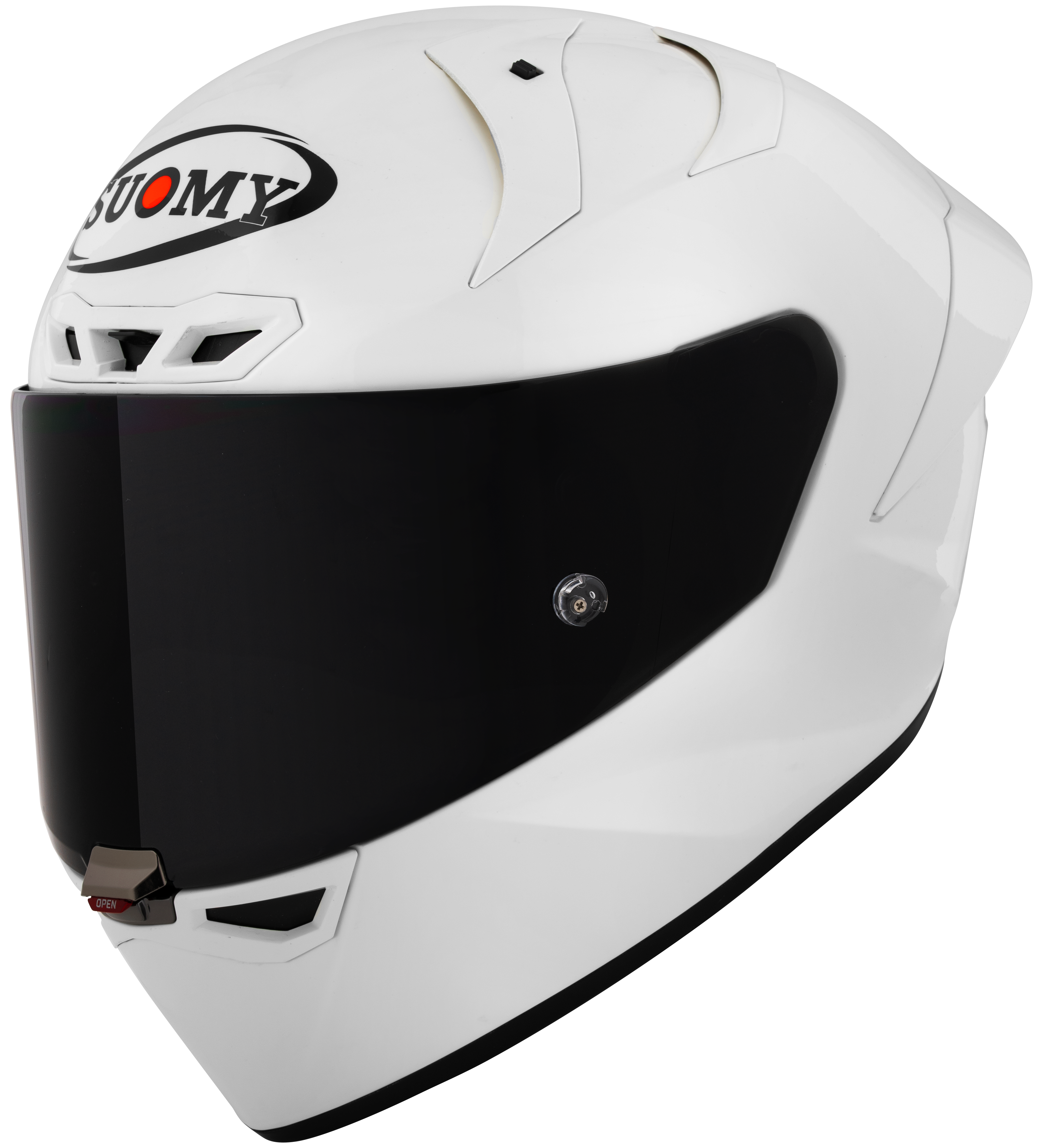 Suomy S1-XR GP Kask Düz Beyaz Parlak K6SX00W3 
