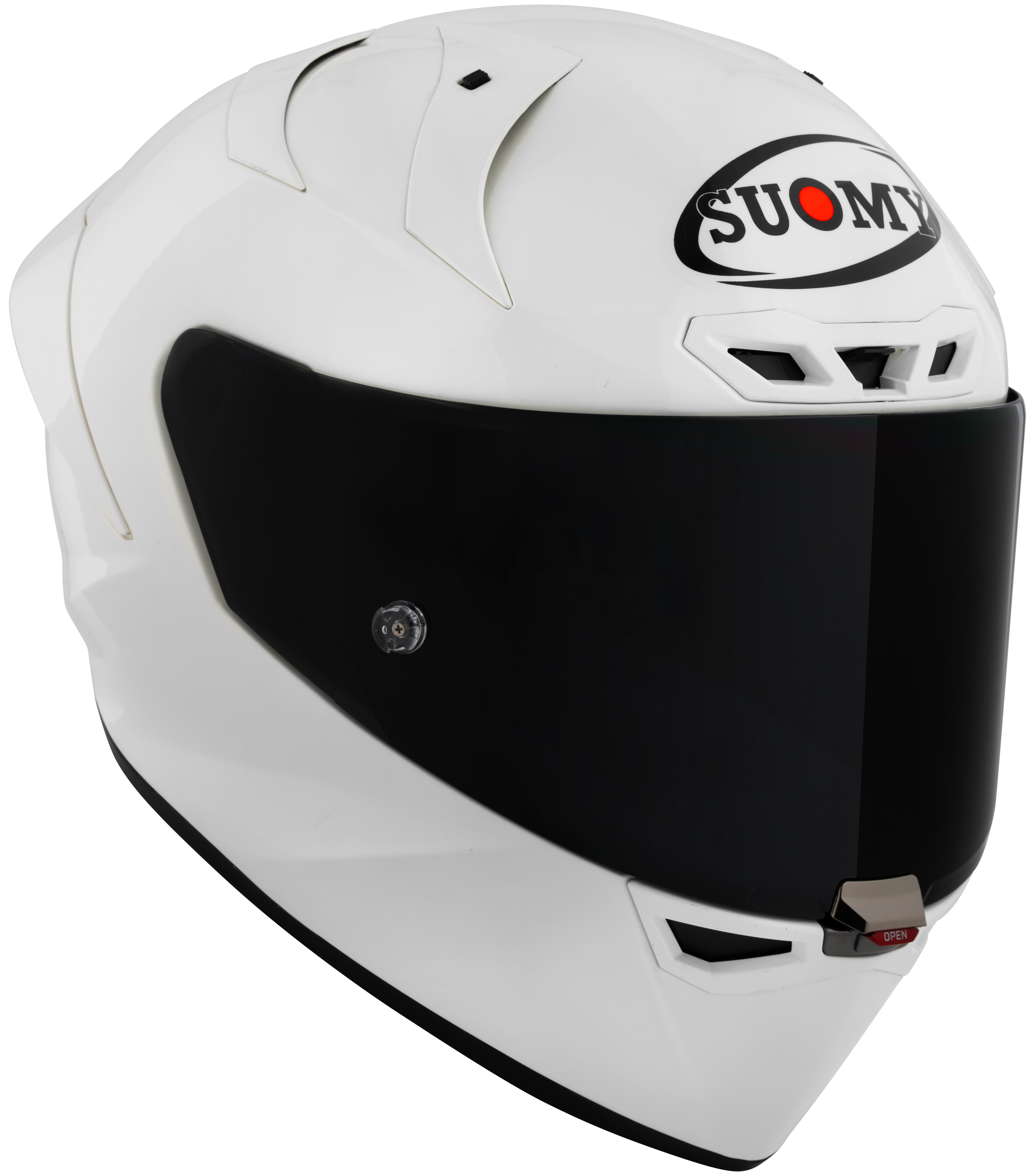 Suomy S1-XR GP Kask Düz Beyaz Parlak K6SX00W3 