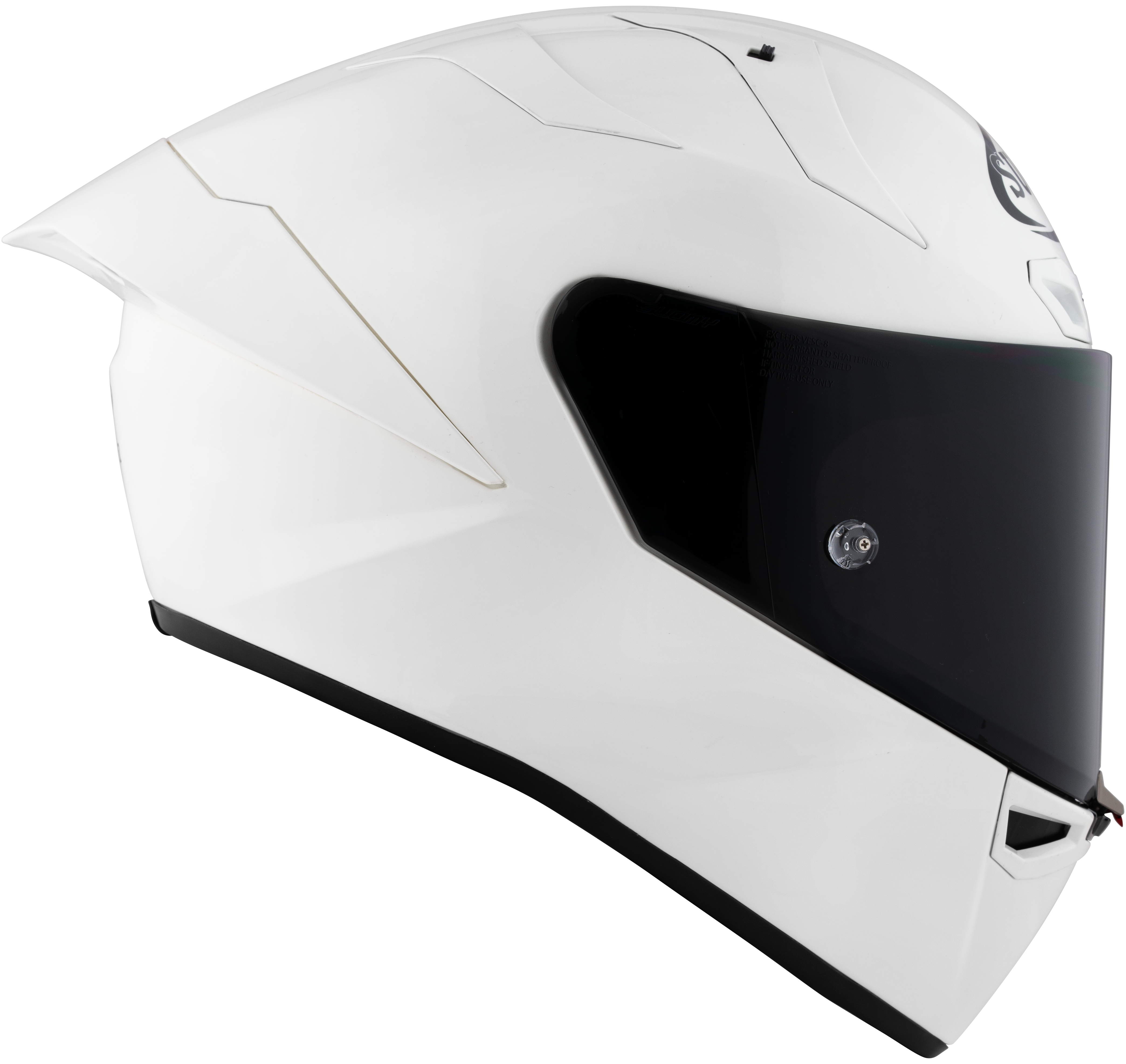 Suomy S1-XR GP Kask Düz Beyaz Parlak K6SX00W3 