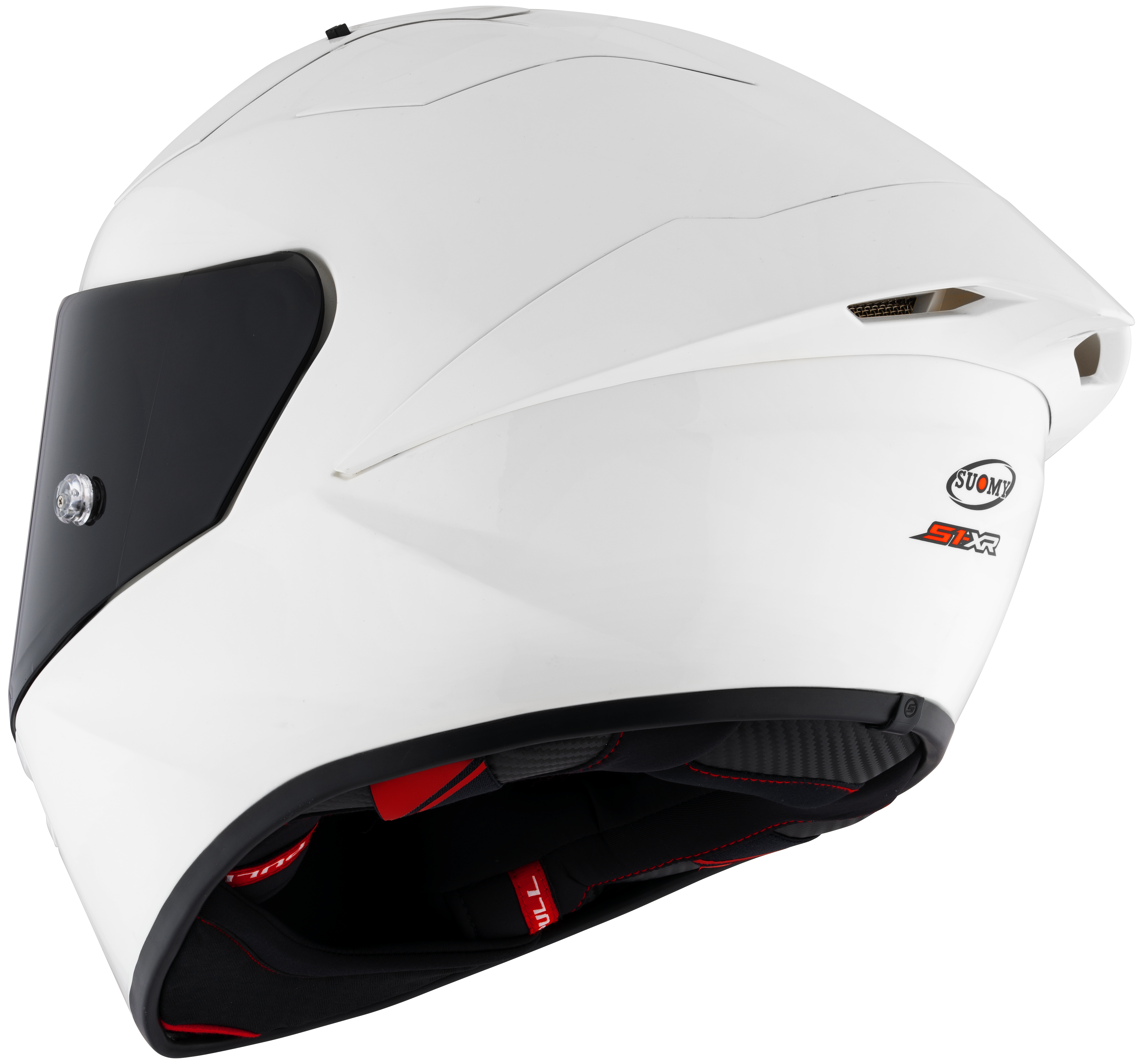 Suomy S1-XR GP Kask Düz Beyaz Parlak K6SX00W3 