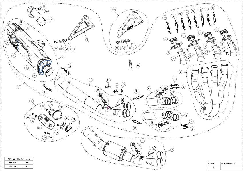 Akrapovic Evolution Line (Titanyum) Honda CBR 1000 RR-R SC82 (24-26) S-H10E4-APLT 