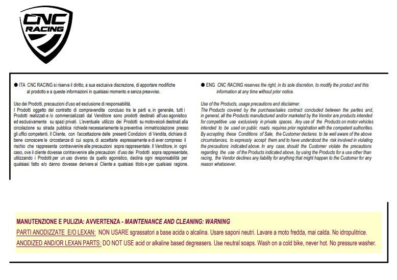 Ducati Panigale V4/S/R (25-26) için Carbon CNC Racing Yakıt Kapak TSB21 