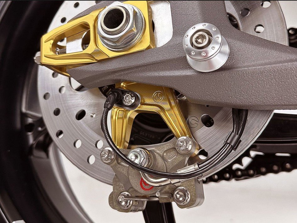 Zincir gerginliği kiti, fren kaliper tutucu ve Brembo P2-24 64mm X206001 Motocorse Ducati Panigale V4/S (2025) ile birlikte 