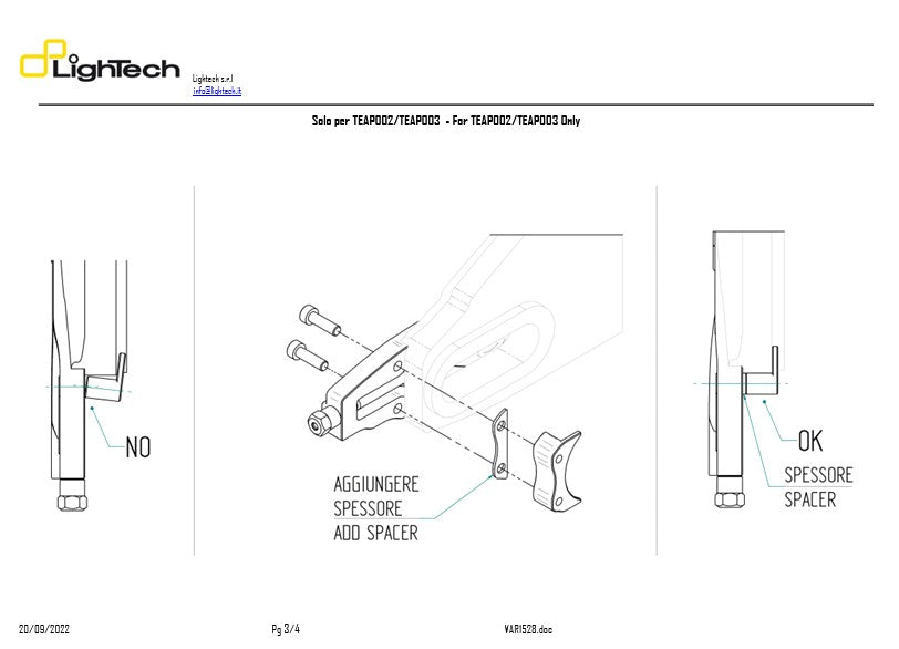 LighTech Zincir Gergisi Suzuki GSX-R 600 & 750 (11-16) TESU004 