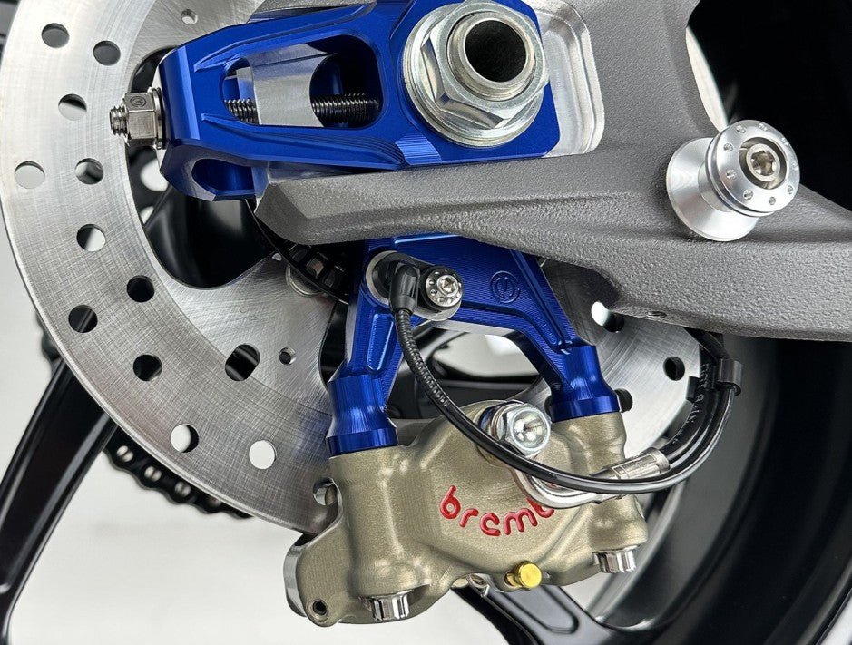 Zincir gergi kiti, fren kaliper tutucu ve Brembo P2-30 69.5 mm XA6H530 Motocorse Ducati Panigale V4/S (25-26) ile birlikte 