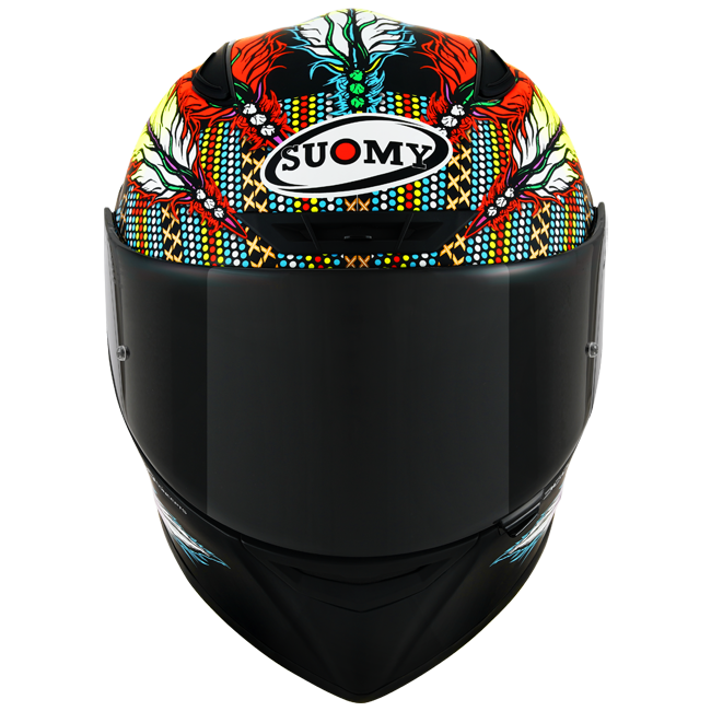 Suomy Track-1 Kask Chieftain Mat Siyah K6T10014 