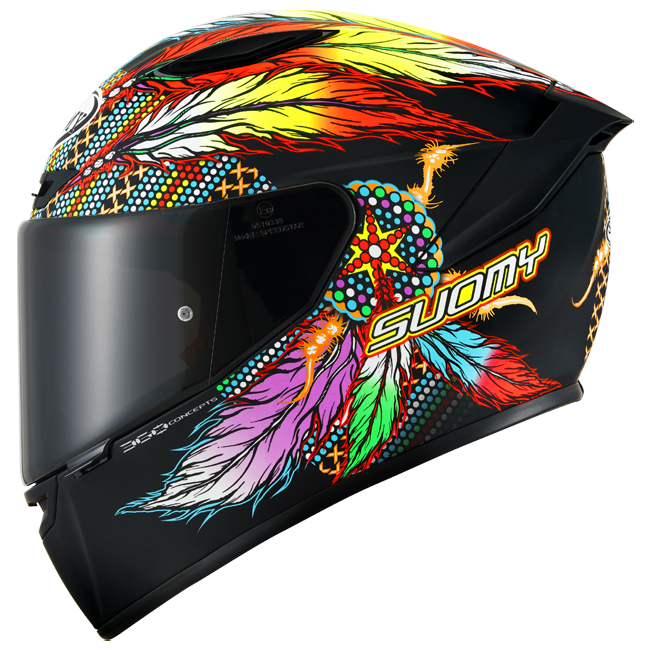 Suomy Track-1 Kask Chieftain Mat Siyah K6T10014 