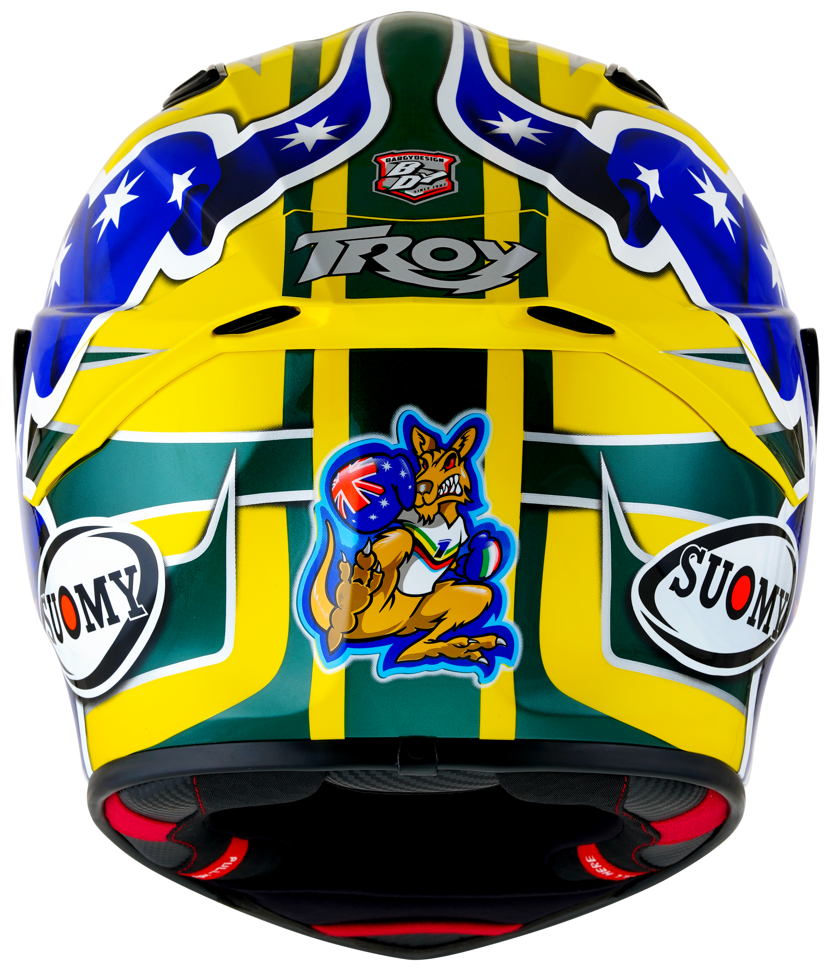 Suomy Track-1 Kask Troy Bayliss 2005 Replika K6T10017 