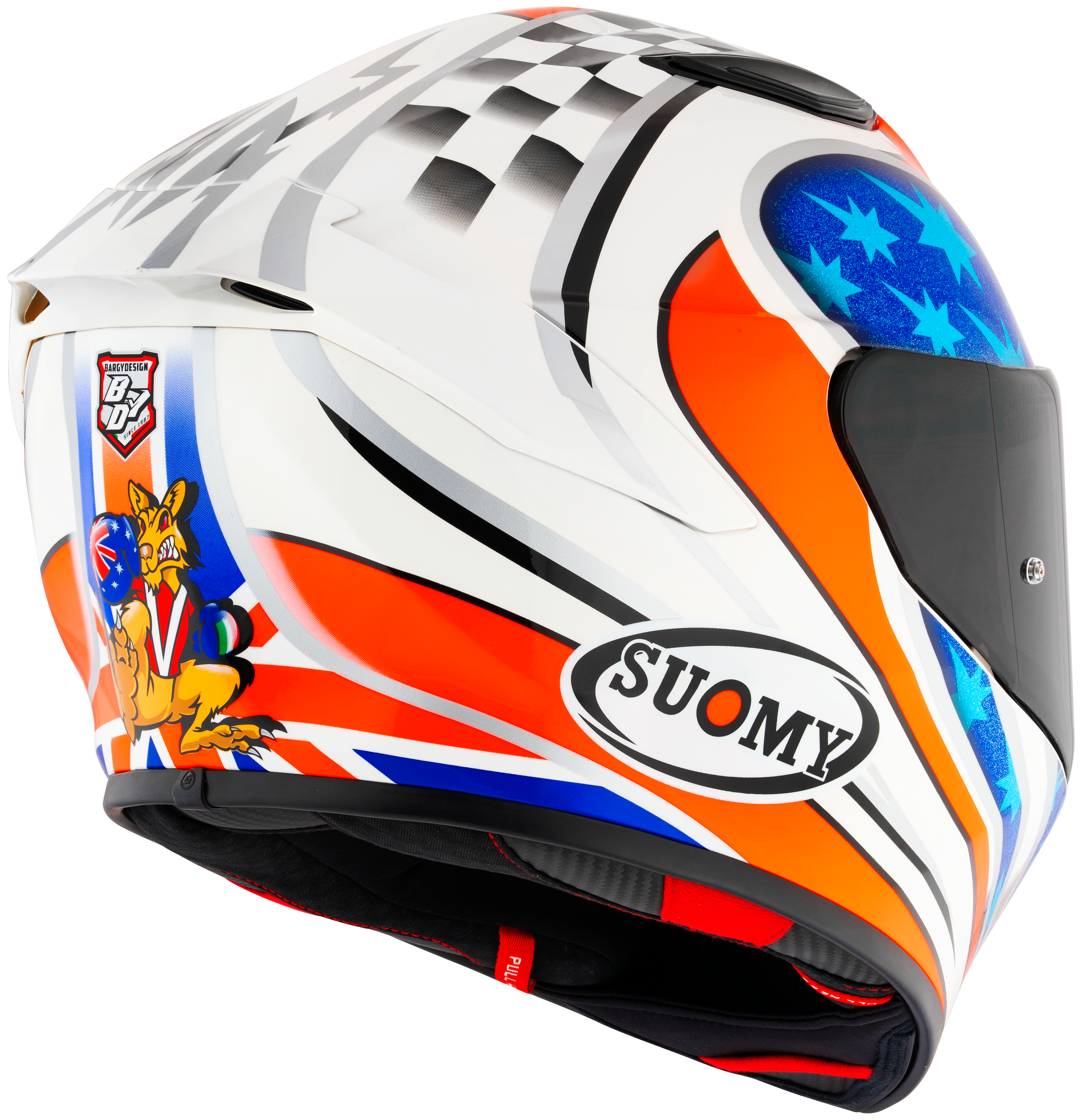 Suomy Track-1 Kaskı Troy Bayliss 2002 Replika K6T10018 