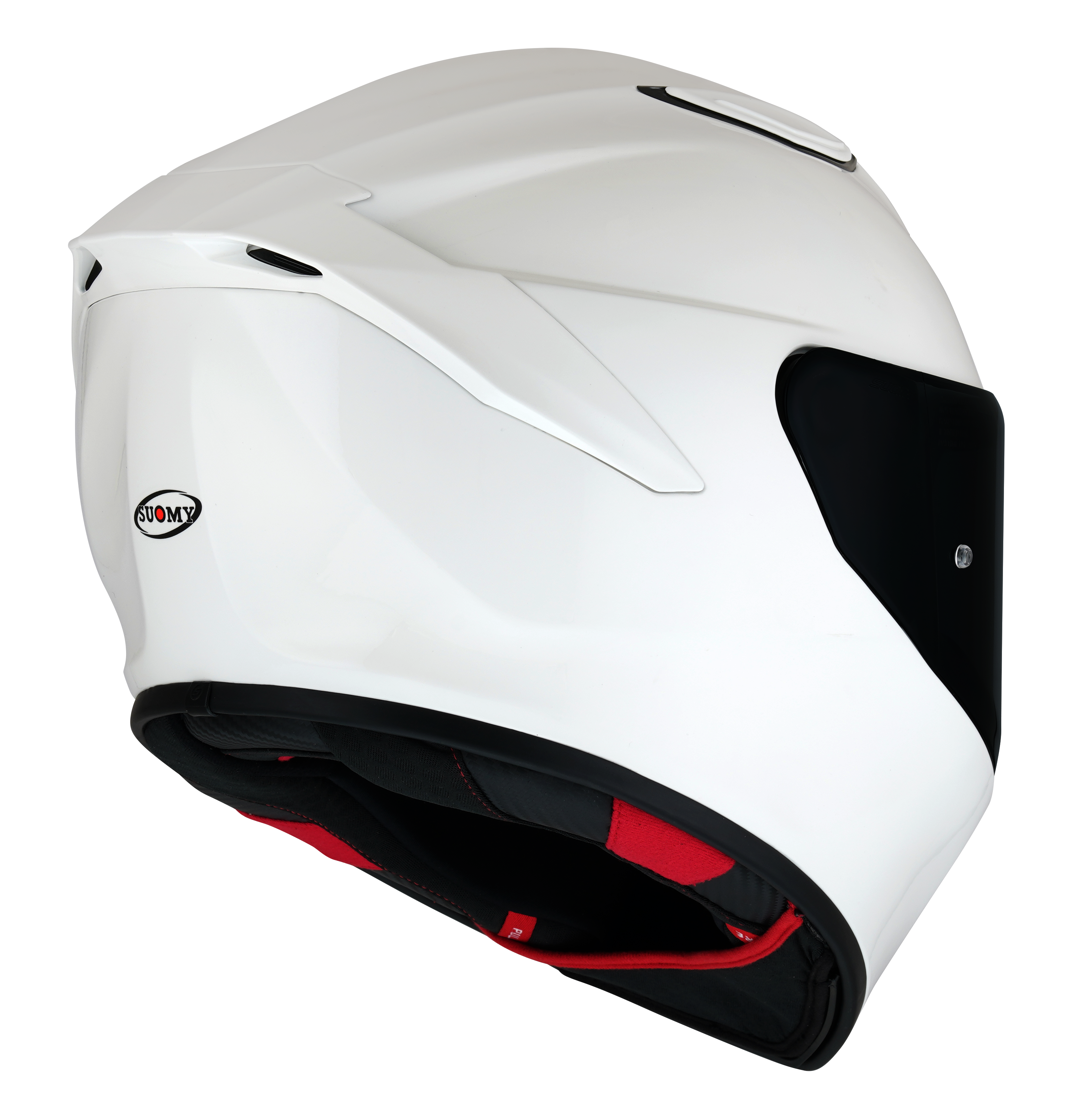 Suomy Track-1 Kask beyaz parlak K6T100W3 