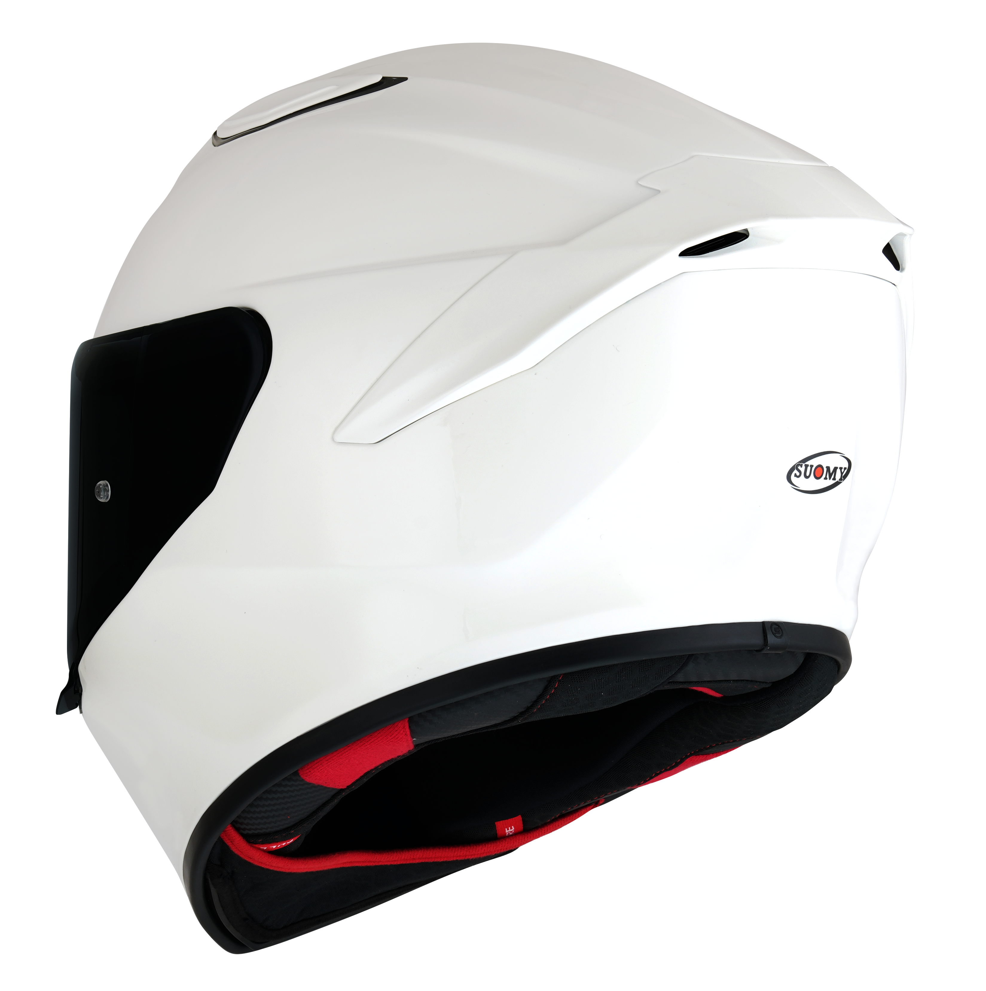 Suomy Track-1 Kask beyaz parlak K6T100W3 