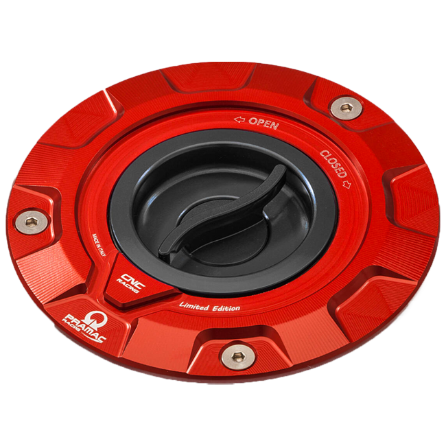 Pramac Racing Sınırlı Üretim CNC Yarış Tank Kapağı Ducati Panigale V4/S/R (25-26) TS423PR 