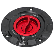 Troy Bayliss Sınırlı Üretim CNC Yarış Ducati Panigale V4/S/R (25-26) TS423TB için Hızlı Bağlantılı Depo Kapağı 