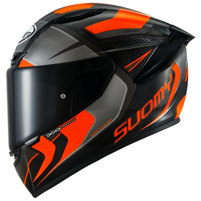 Suomy TX-Pro Kask Carbon Advance Turuncu Fluo K6TX0004 