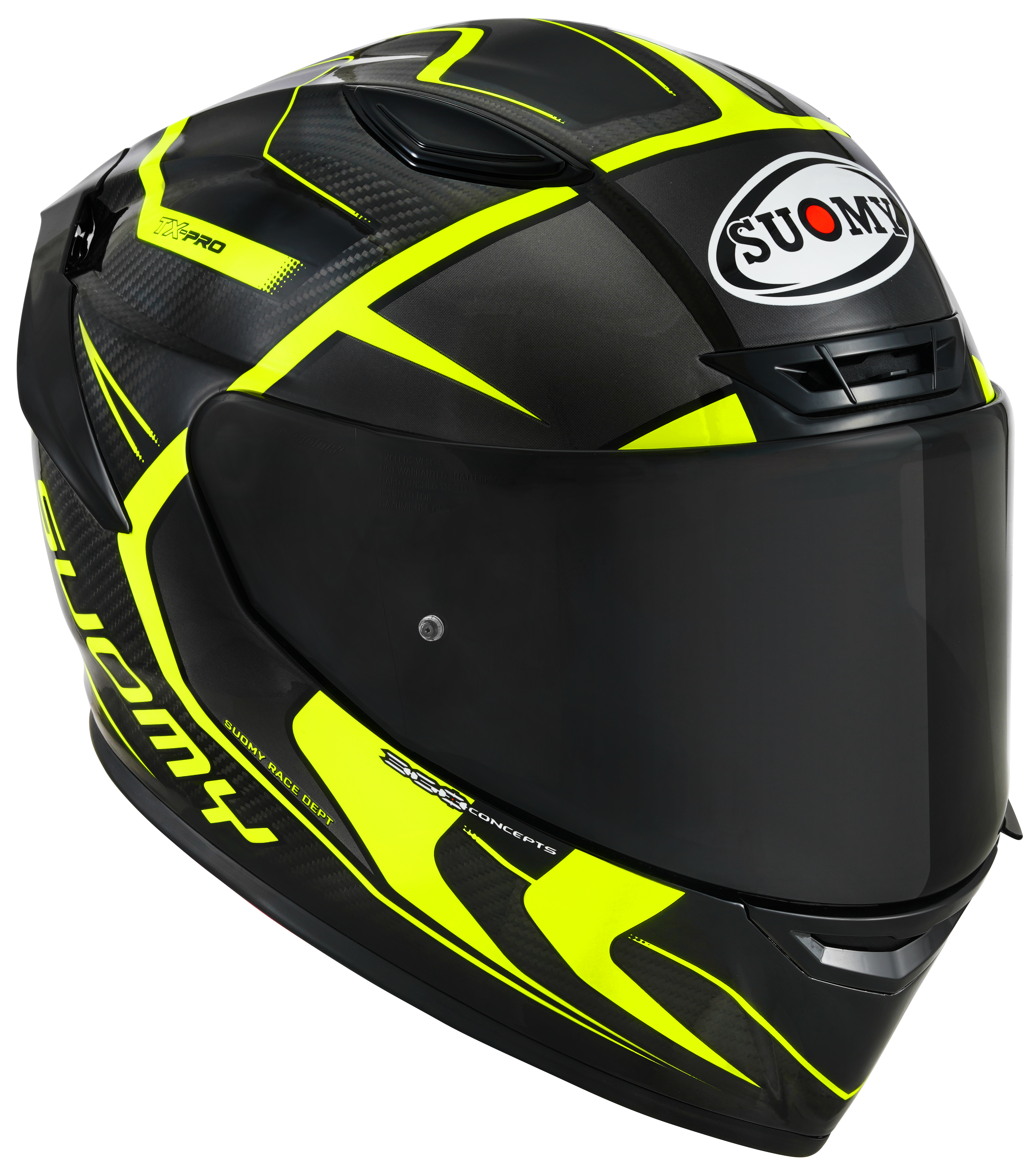 Suomy TX-Pro Kask Carbon Advance Sarı Fluo K6TX0005 