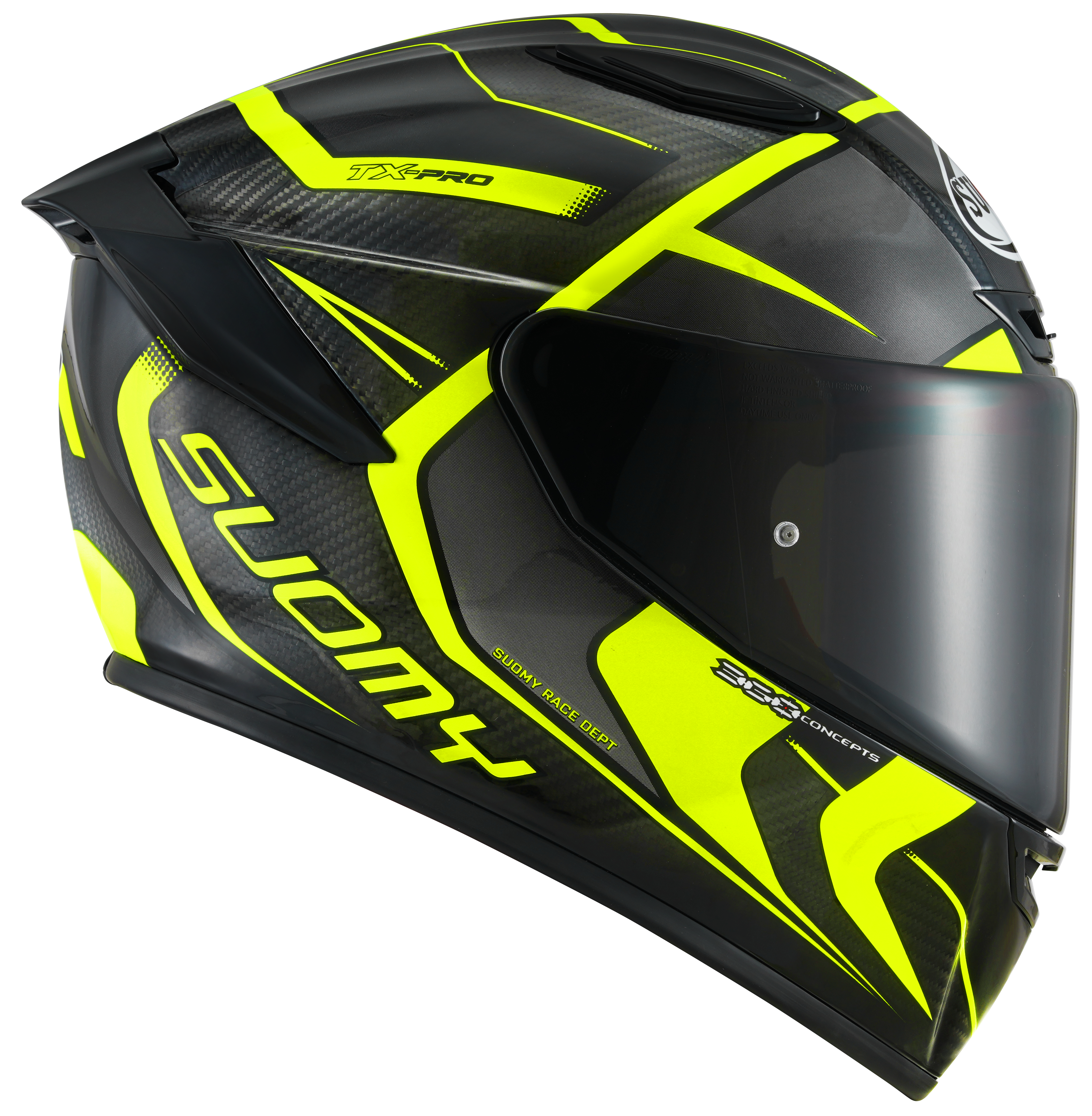 Suomy TX-Pro Kask Carbon Advance Sarı Fluo K6TX0005 