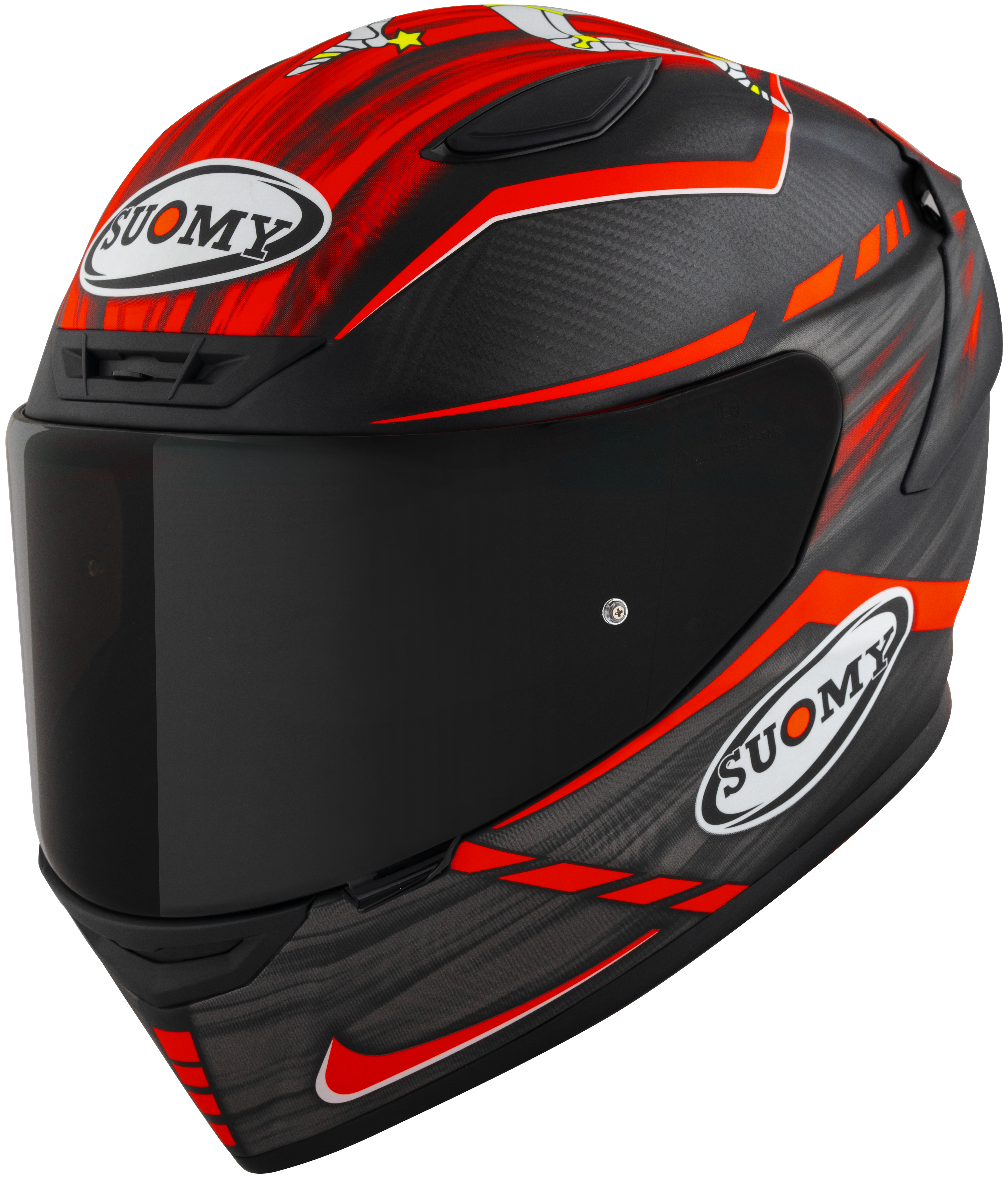 Suomy TX-Pro Kask Karbon Johnson Replika Kırmızı Mat K6TX0010 