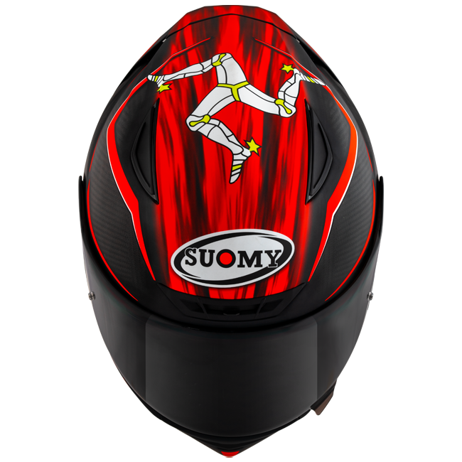 Suomy TX-Pro Kask Karbon Johnson Replika Kırmızı Mat K6TX0010 