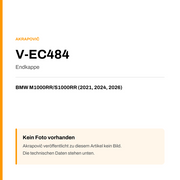 Akrapovic Endkappe BMW M1000RR / S1000RR (21-26) V-EC484 — Platzhalter, kein Herstellerfoto verfügbar