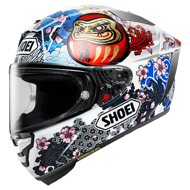 Shoei X-SPR PRO Kask Márquez Motegi5 TC-6 - Marc Márquez Motegi 2025 Replikası 