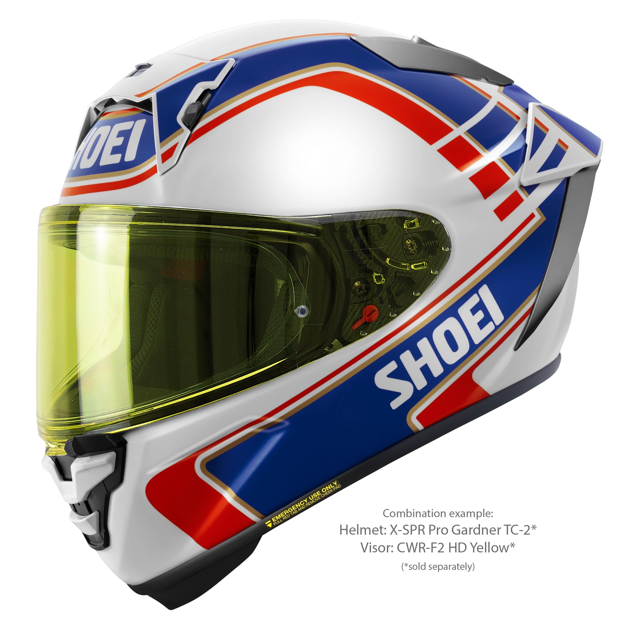 Shoei X-SPR PRO Kask Wayne Gardner Replika TC-2 