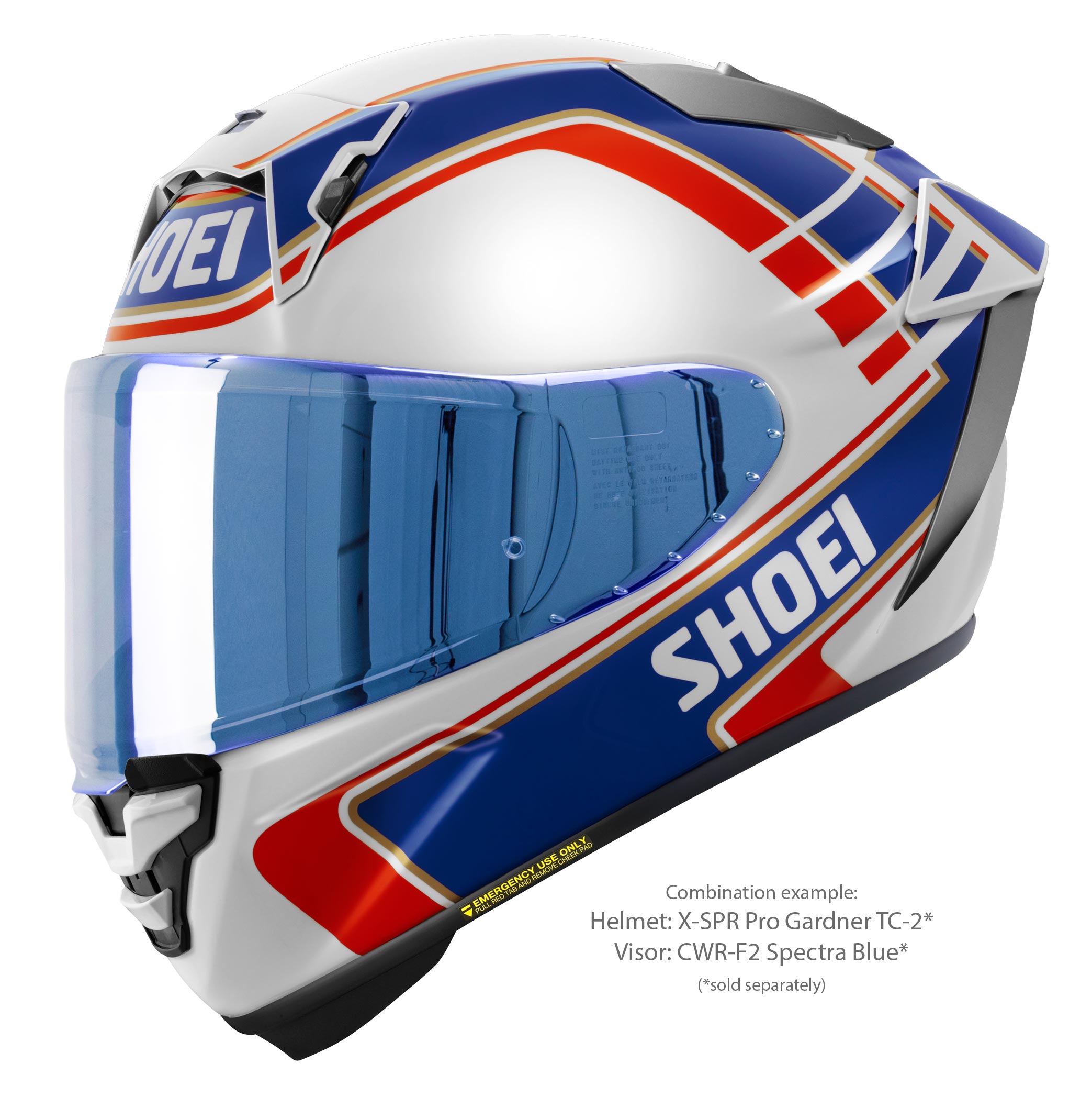 Shoei X-SPR PRO Kask Wayne Gardner Replika TC-2 